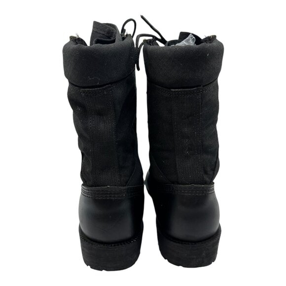 US Military BELLEVILLE Black Steel Toe Combat Boots 5.5R Oil Resistance NEW VTG. - Picture 5 of 14